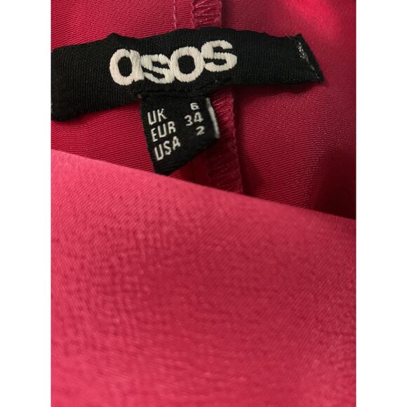 ASOS Pink Women's Chiffon Blouse - Picture 3 of 4